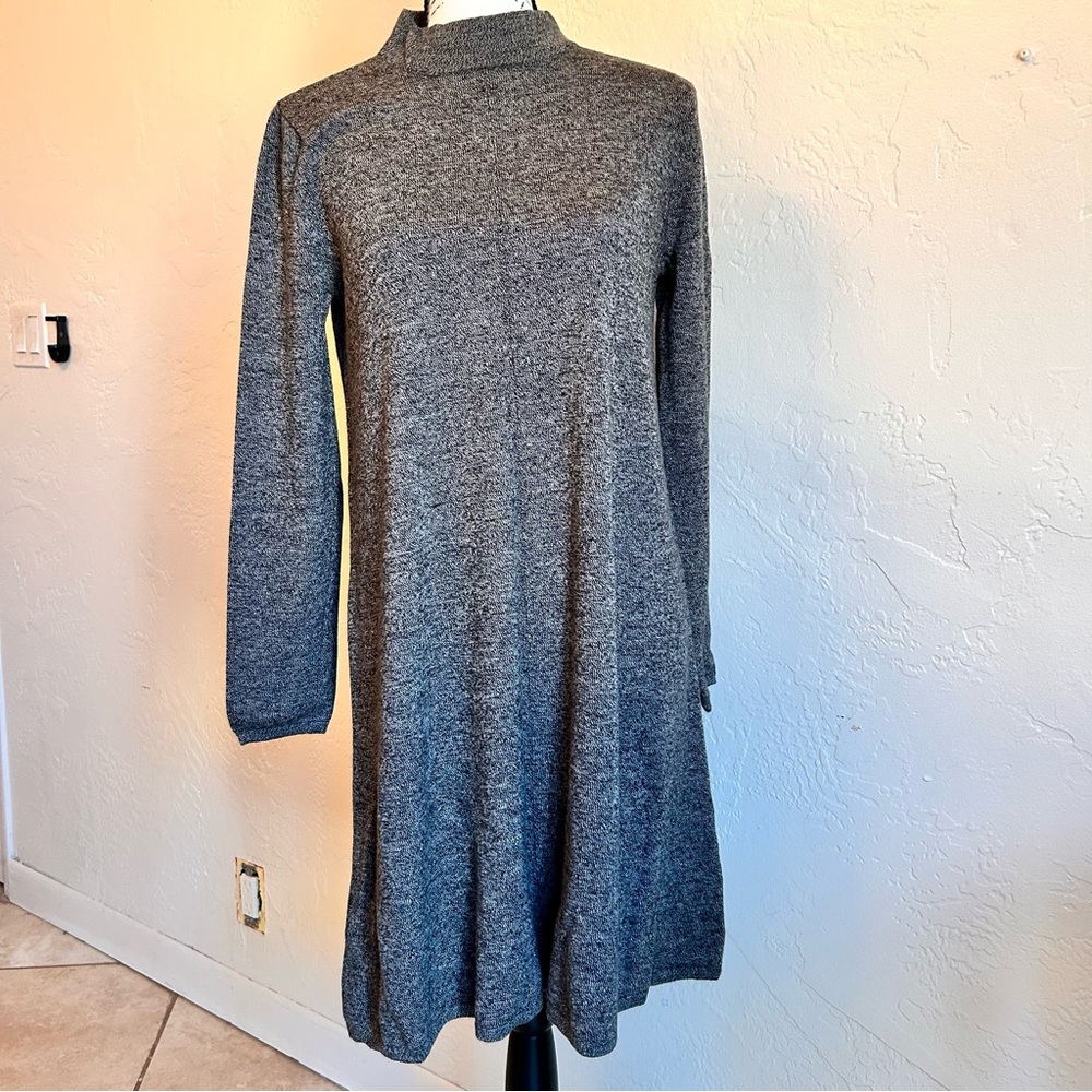 Garnet Hill Long Sleeve Sweater Dress